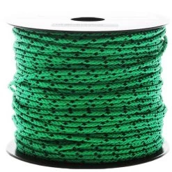 Donaghys Superspeed Cruising Braid Rope 4mm X 1m Green/Black Fleck
