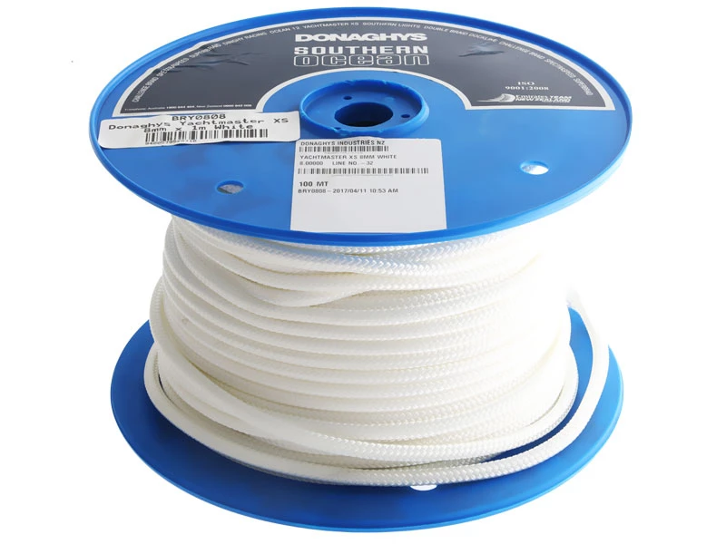 Donaghys Yachtmaster XS Cruising Braid Rope 8mm X 1m White 3 Donaghys Yachtmaster XS Cruising Braid Rope 8mm X 1m White
