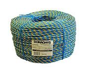 Donaghys Certified Telstra Rope 6mm Blue/Yellow Per Metre